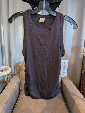 🌸 Athleta With Ease Cinch Tank Black NWT Size XS